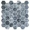 Andova Tiles SAMPLE Channing 2 x 2 Marble Honeycomb Mosaic Floor Use Tile SAM-ANDCHA128 - alternate 6